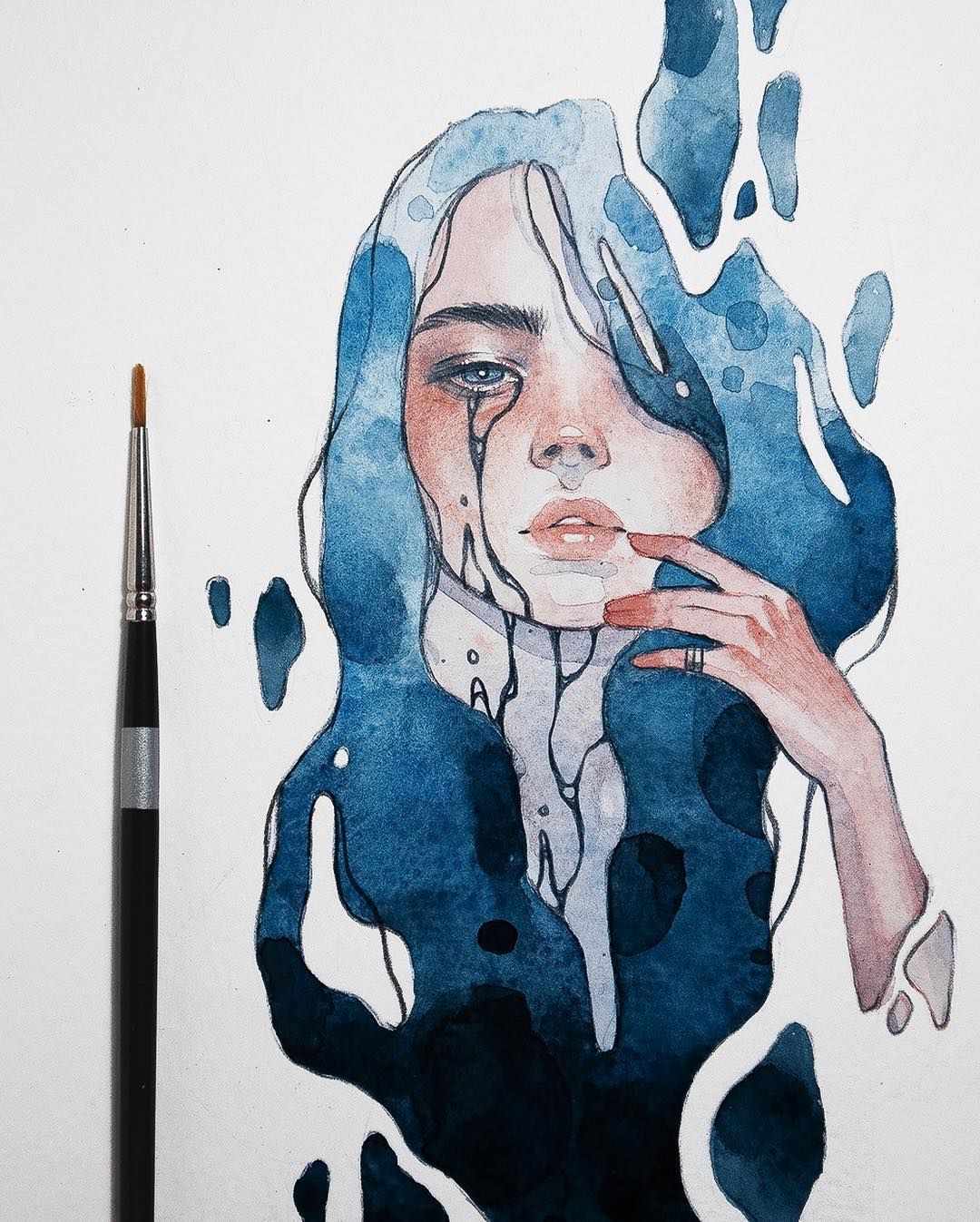 Watercolor Artist Kelogsloops. Hieu Nguyen, better known by his alias Kelogsloops, is an Australian watercolor artist. For More View … | Drawings, Art, Art drawings