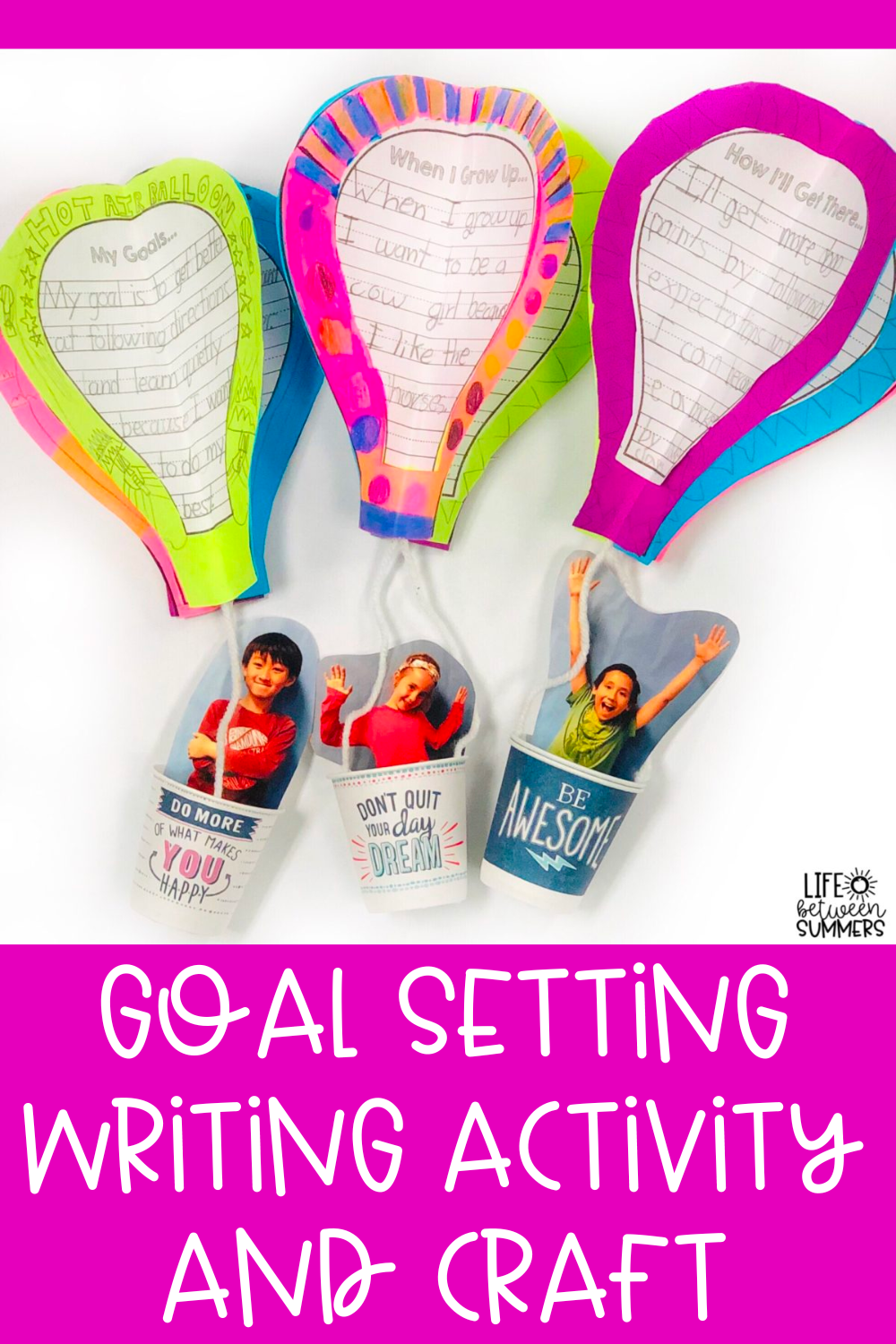 Looking for a fun writing activity and craft that allows your students to work on setting goals? This goal setting activity is great for first grade or second grade. You can also use it as a bulletin board. Use this activity during writer’s workshop, literacy centers, or as an extra activity for early finishers. This writing craft would also be a great kids craft paired with a read aloud or literacy lesson. Goal Setting Activities, Fun Writing Activities, Writing Craftivity, Literacy Games, Literacy Lessons, Writing Crafts, Literacy Centers, Writing Workshop, Writing Tools