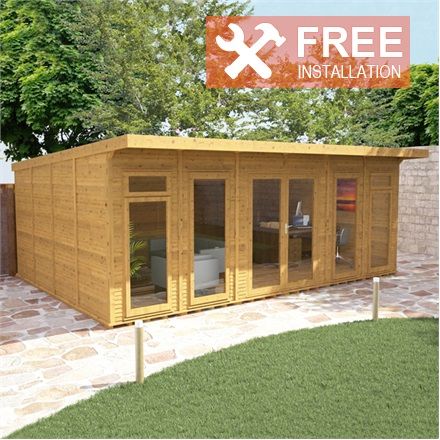 6m x 4m Waltons Insulated Garden Room - FREE Installation ... 6m x 4m Waltons Insulated Garden Room - FREE Installation ...