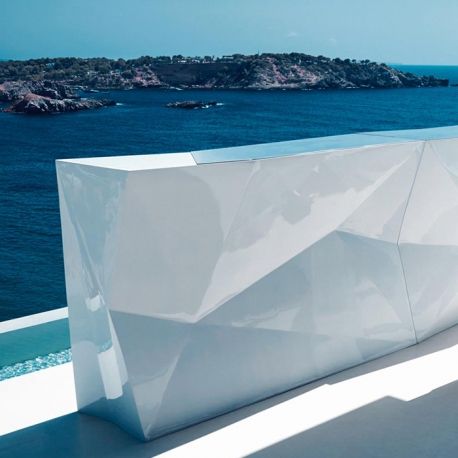 Comptoir de Bar original et design Faz par Vondom. Bar Blanc Laqué ... Comptoir de Bar original et design Faz par Vondom. Bar Blanc Laqué ...