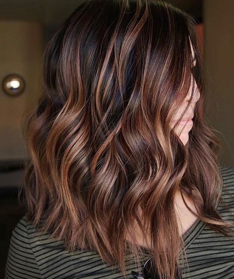 Super hair color red balayage brunettes ideas