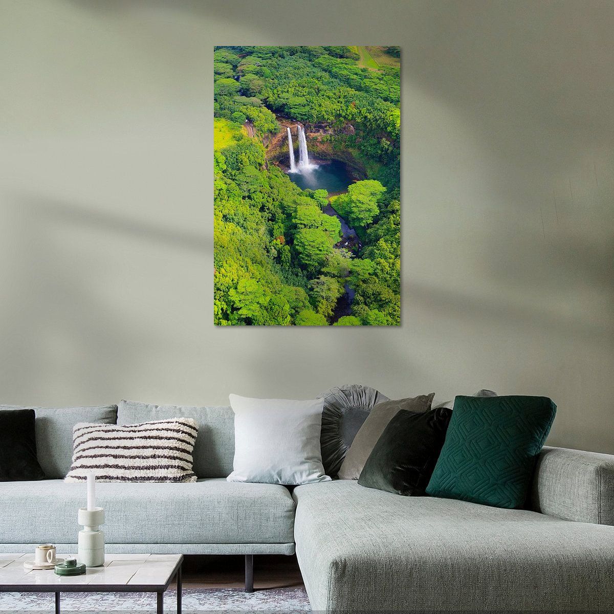 Koop het kunstwerk 'Wailua Waterval, Kauai, Hawaii' van Henk Meijer Photography als schilderij op canvas, aluminium dibond, HD Metal, (ingelijste) fotoprint, behang, en meer. Wailua, Kauai Hawaii, Canvas, Photography, Prints, Painting, Art, Products, Tela
