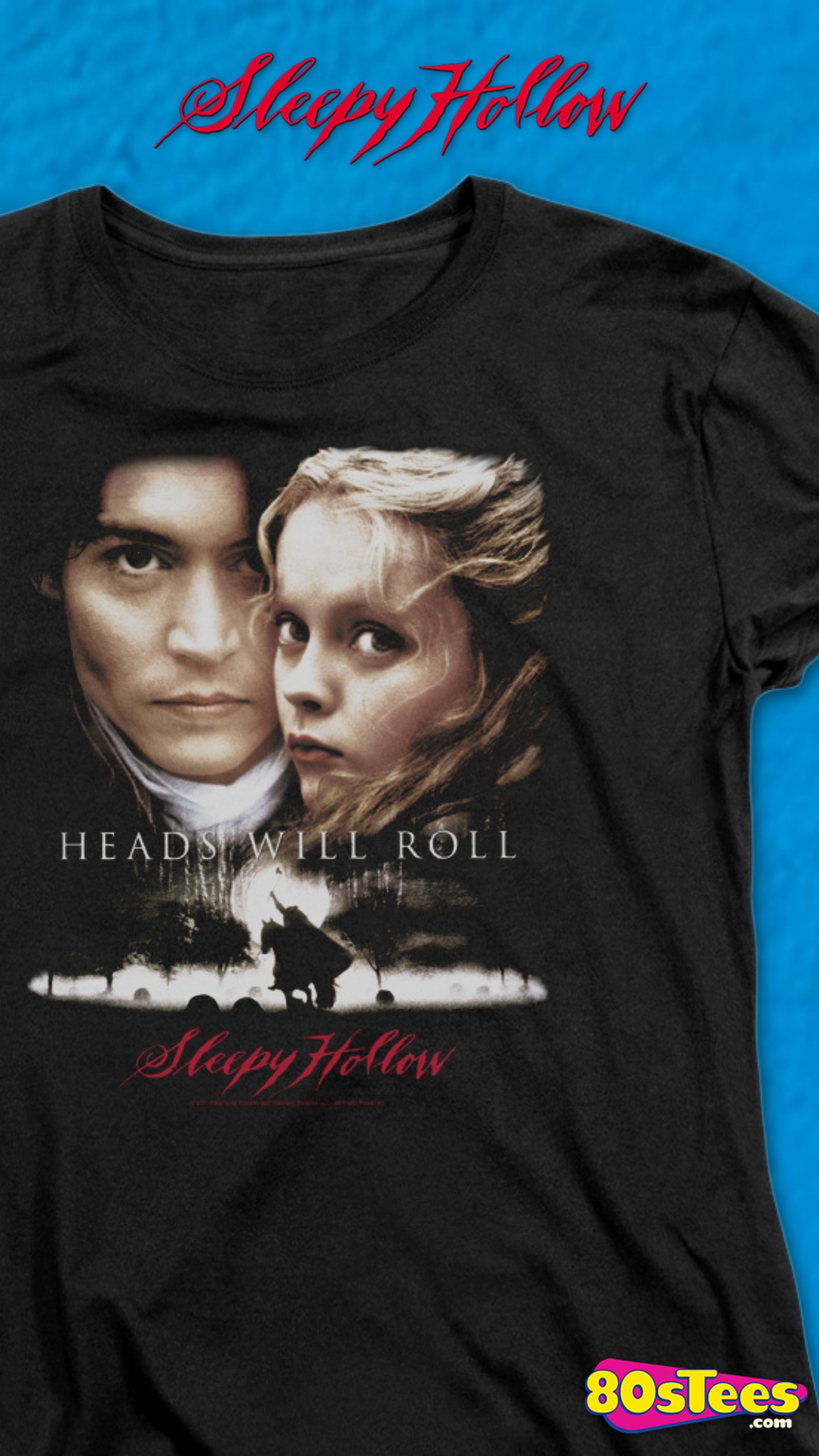 Sleepy Hollow Movie POSTER Licensed Adult T-Shirt All Sizes