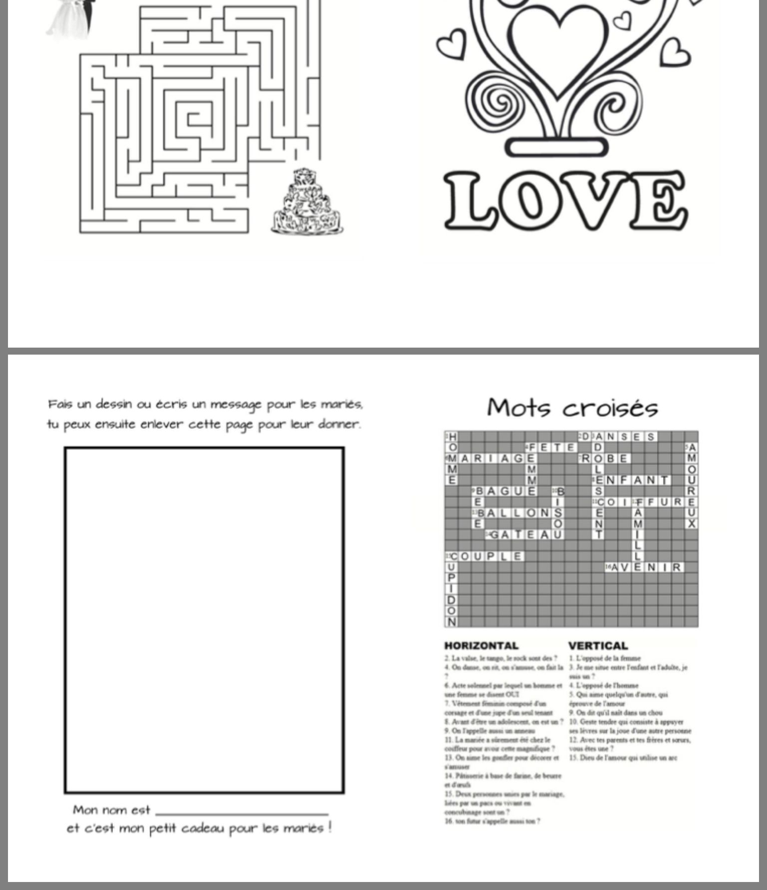 Epingle Par Finette Sur Mariage Mots Croises Ecrire Un Message