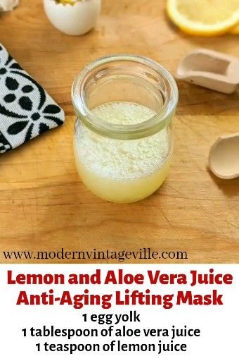 DIY anti-aging mask