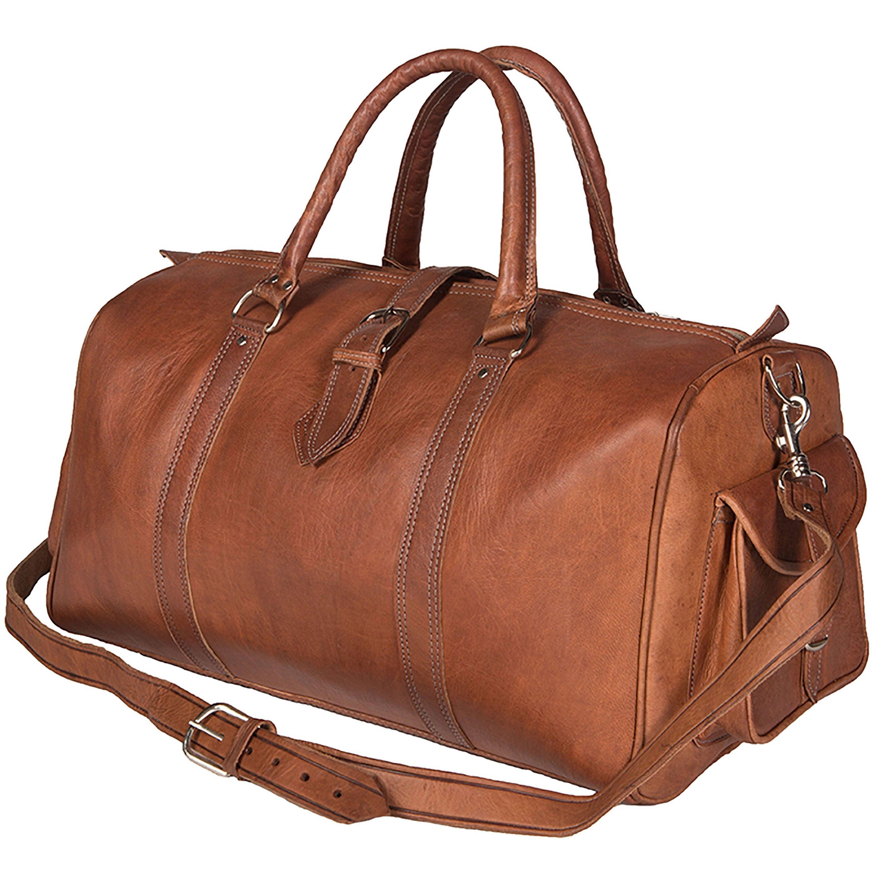 30/" Extra LARGE New Men/'s Real Leather Luggage Travel Weekend Duffel Sport S Bag