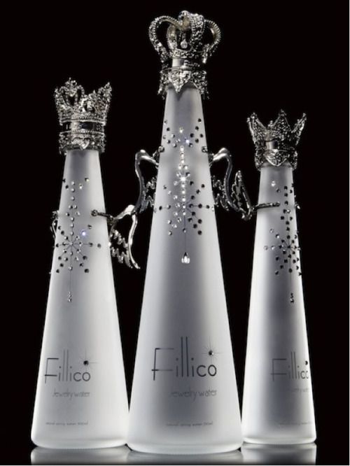 Fillico Jewelry Water – $219 | Bottle, Bottle design, Most expensive