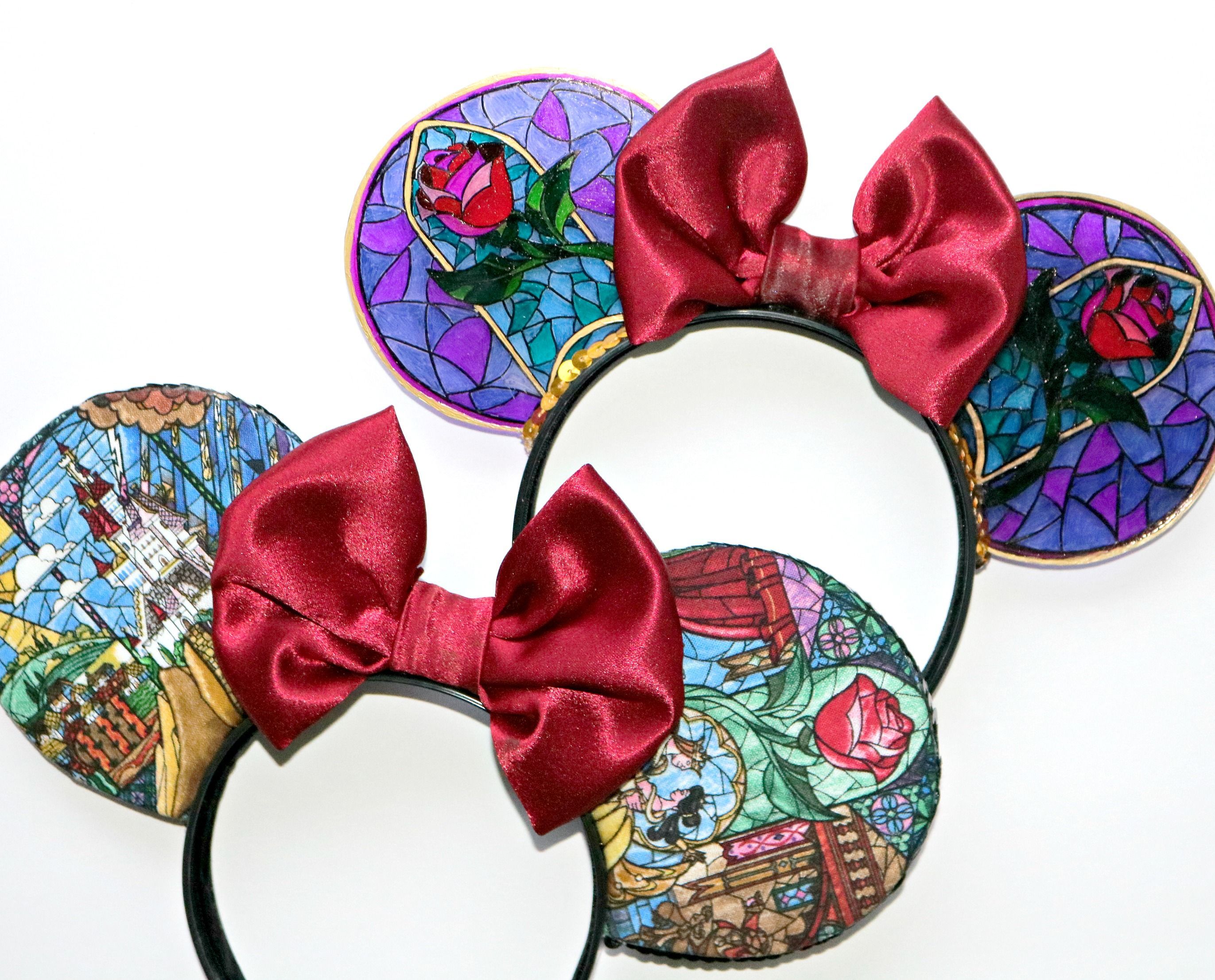 BEAUTY and the BEAST Children’s Rhinestone Ribbon Necklace U Choose Image Disney BEAUTY and the BEAST Children’s Rhinestone Ribbon Necklace U Choose Image Disney