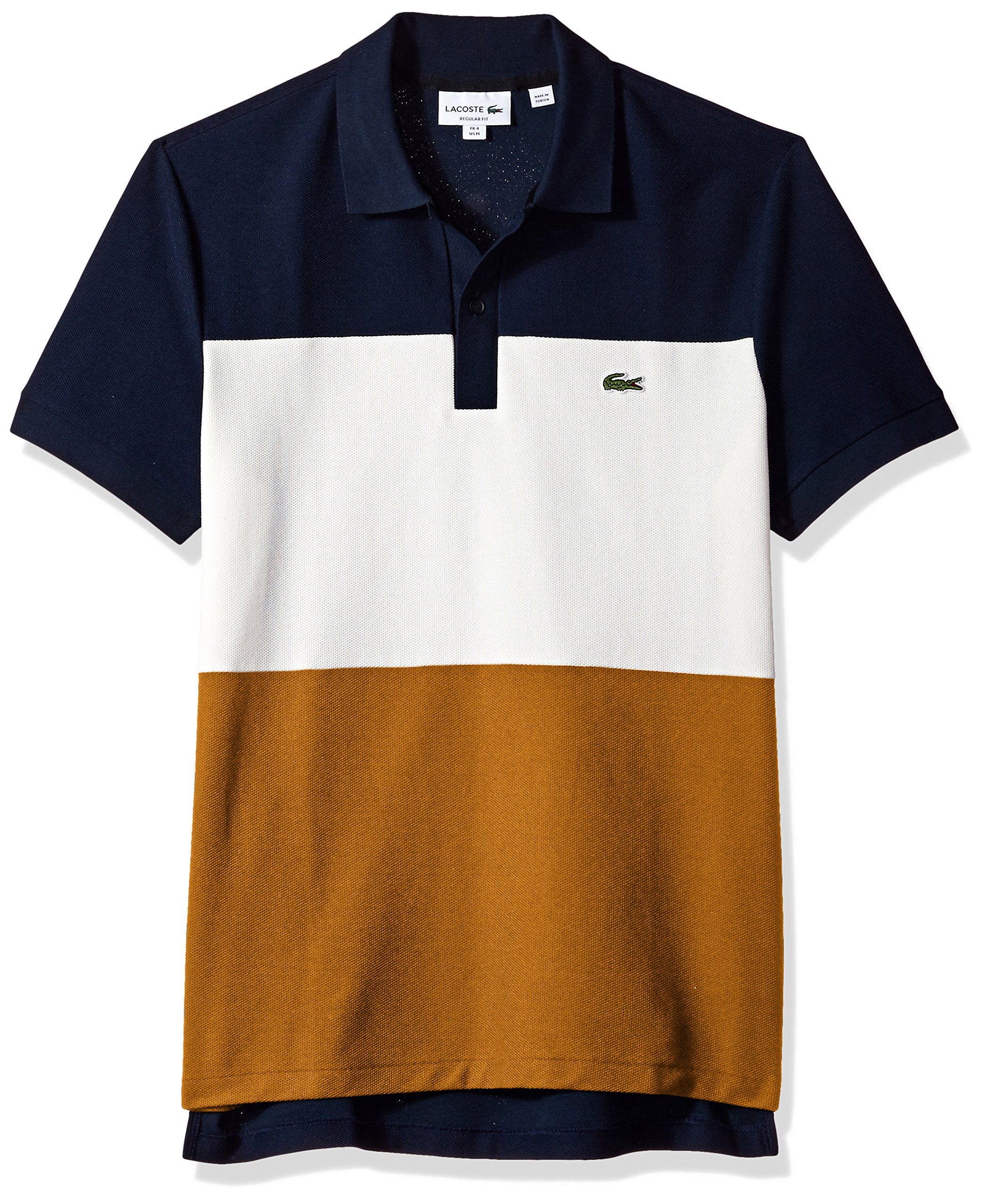 lacoste polo color block