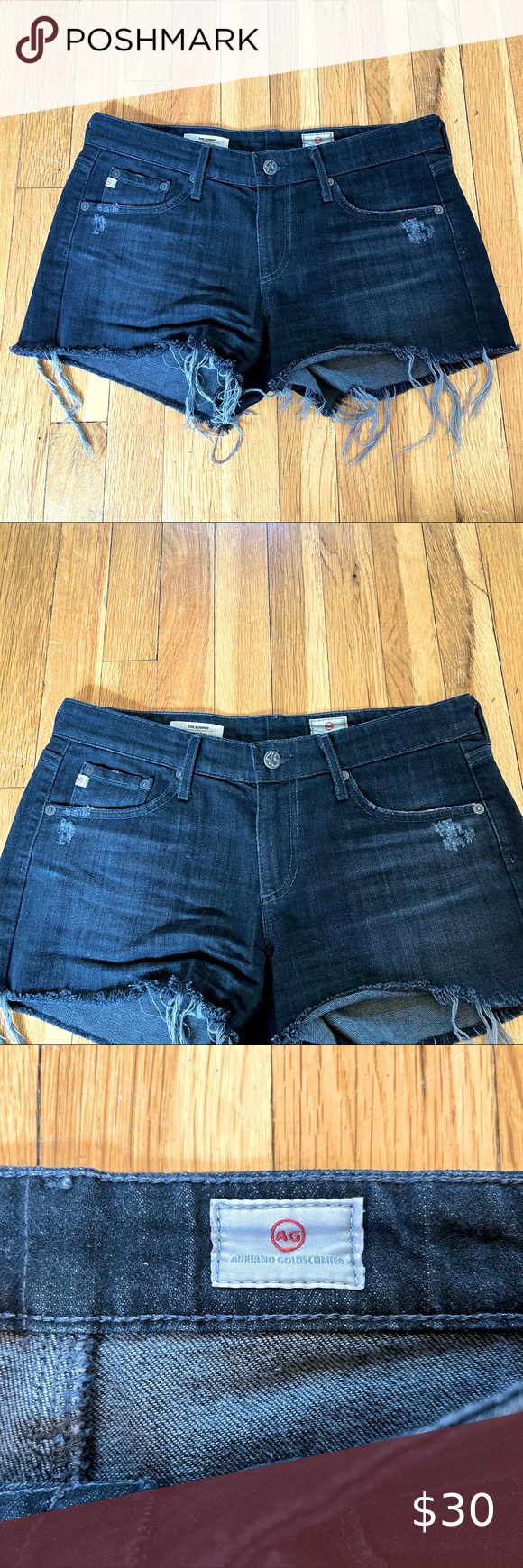 AG Adriano Goldschmied The Bonnie Relaxed Black Denim Short The Bonnie, Plus Fashion, Fashion Tips, Fashion Trends, Adriano Goldschmied, Black Denim Shorts, Levi Jeans, Outfit Inspo, Best Deals
