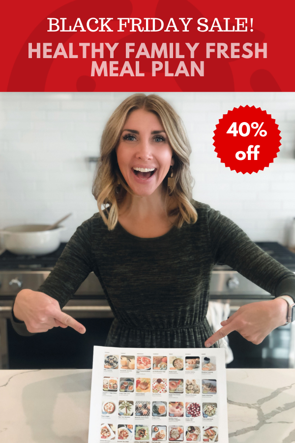 Our biggest sale of the year! This week get my Family Fresh Meal Plan ...