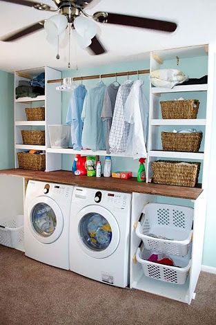 Ideas for an Organized Laundry Room