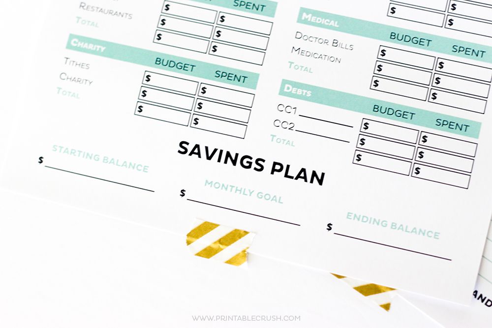 get your finances in order with these simple free printable budget