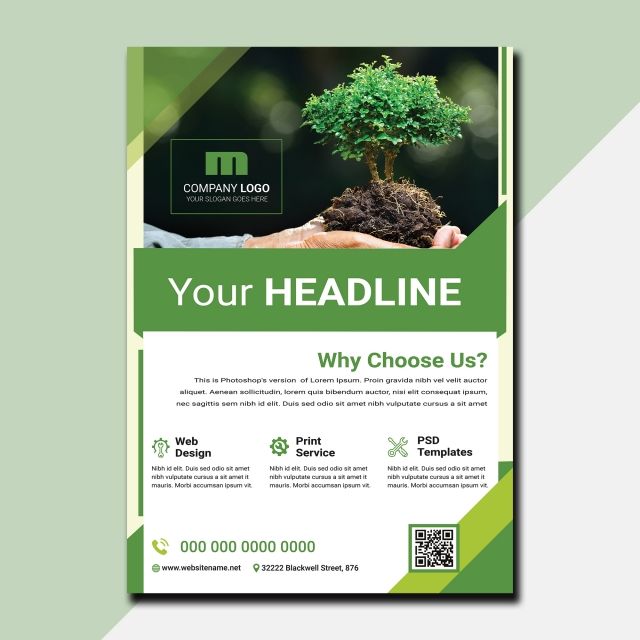 Trendy,Abstract,Corporate,Modern,Creative,Office,Promotion,Print,New,Special,Green,Environment Graphic Design Background Templates, Flyer Design Templates, Templates Downloads, Flyer Template, Corporate Flyer, Business Flyer, Green Environment, Letterhead Design, Psd Designs