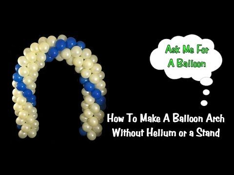 balloon arch helium without stand