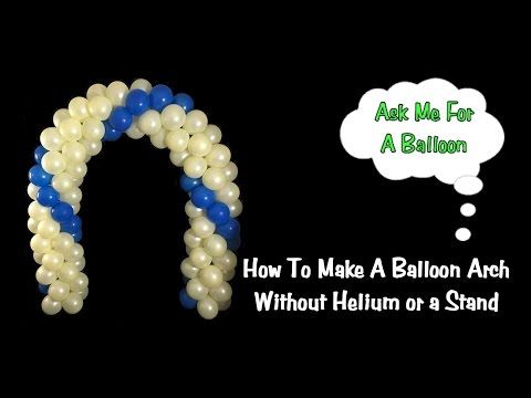 Balloon Arch No Helium & No Stand | Balloon arch, Balloon ...