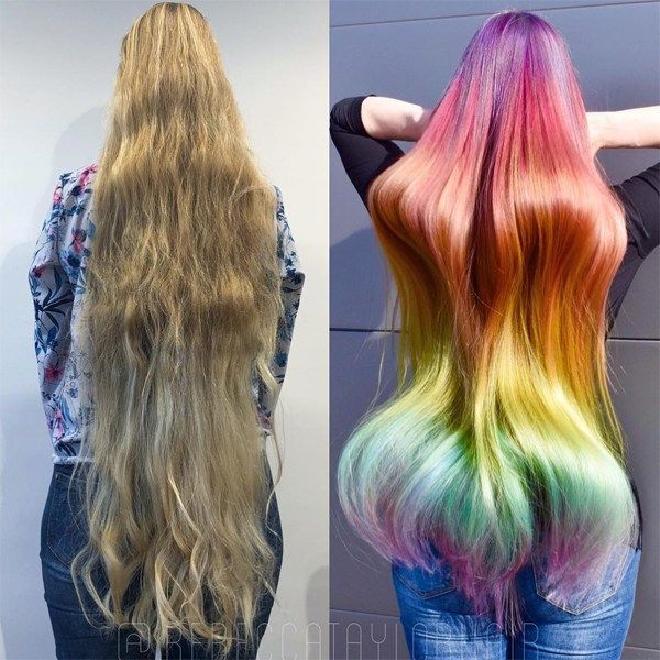 Fashion Fantasy Haircolor With No Bleach Required Long Fashion Fantasy Haircolor With No Bleach Required Long