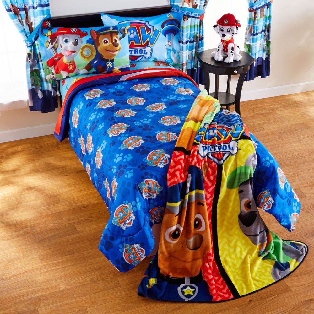 Paw Patrol Puppy Hero Bed In Bag Bedding Set Blue Rumble
