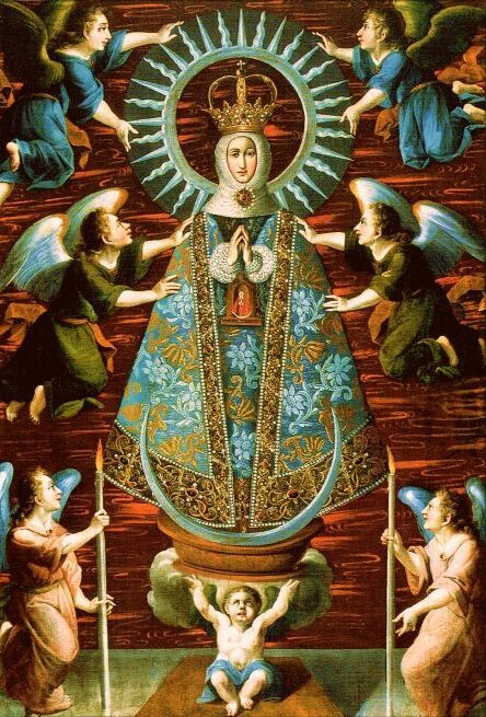 Our Lady of the Angels. Artist unknown | Religious art, Images of 【格安saleスタート】 アンティーク 美しい八面体壁掛け深緑ガラスパネル キリストと少年 初聖体記念 工芸品