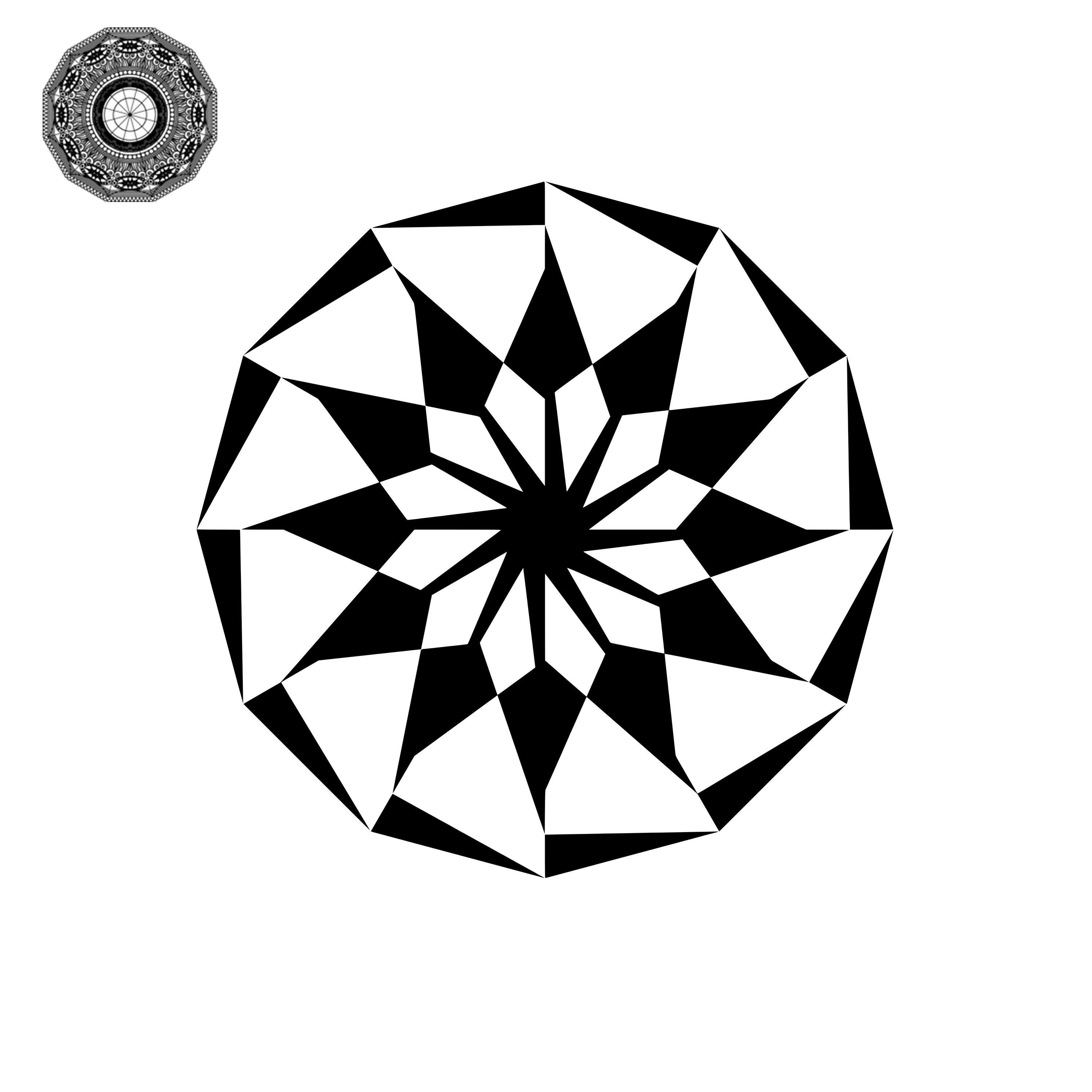 Download Pin on Mandala Silhouette