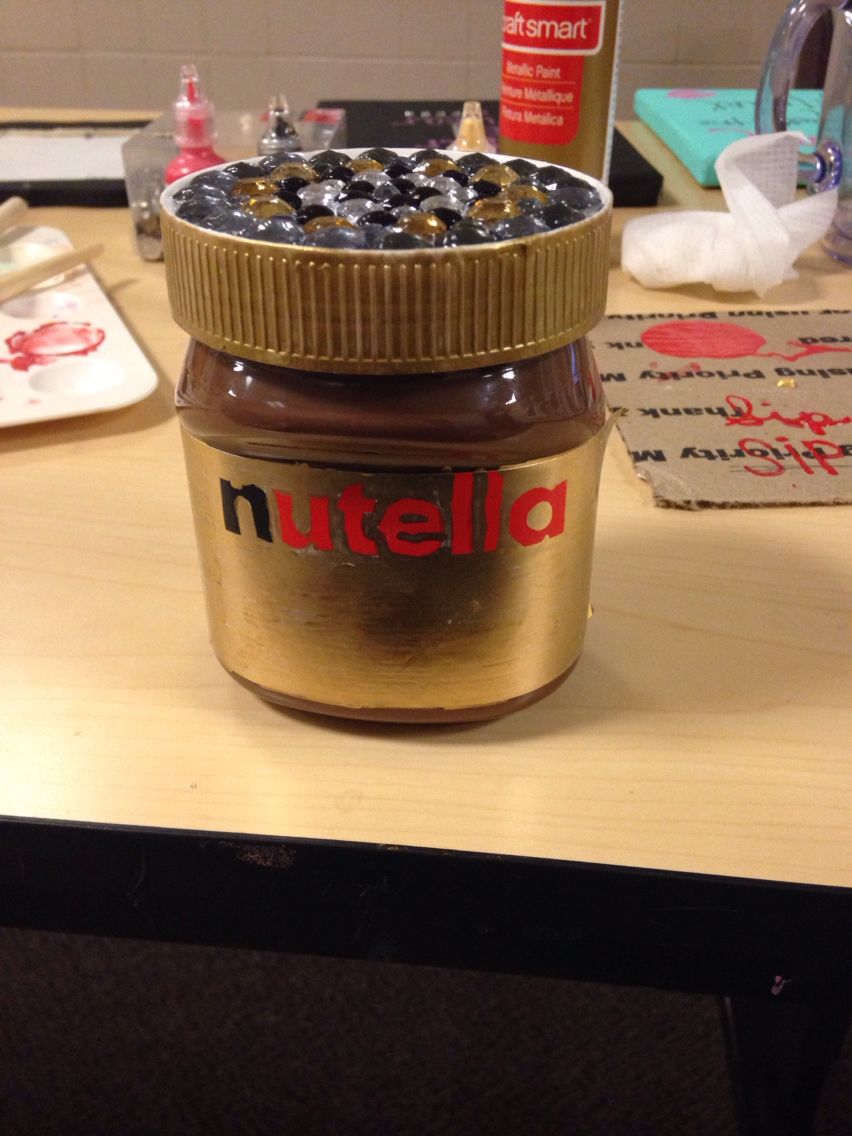Nutella Craft Nutella Nutella Bottle Sorority Crafts