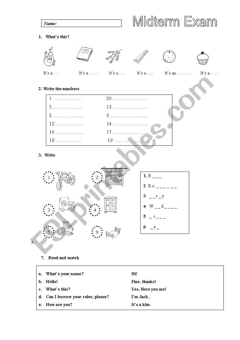 Happy Street 1 Revision Units 1 6 With Images Exponent Worksheets