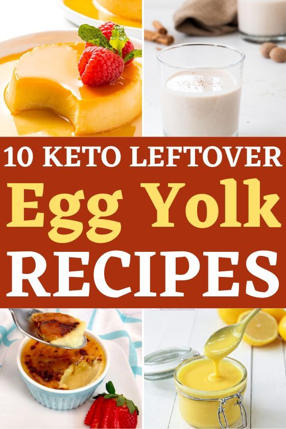 10 Keto Egg Yolk Recipes for Leftover Yolks | Recipe | Egg yolk recipes