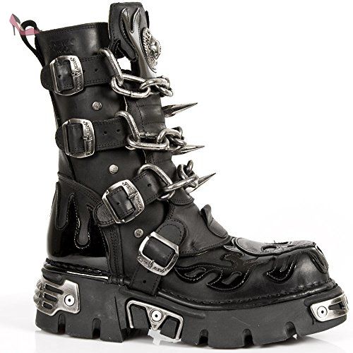 Mesdames Womnes Compensées Semelle Mi-Mollet Goth Punk Patent Zip Chaussures Bottes SZ Mesdames Womnes Compensées Semelle Mi-Mollet Goth Punk Patent Zip Chaussures Bottes SZ