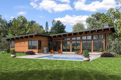 Sleek Contemporary House Plan Sleek Contemporary House Plan