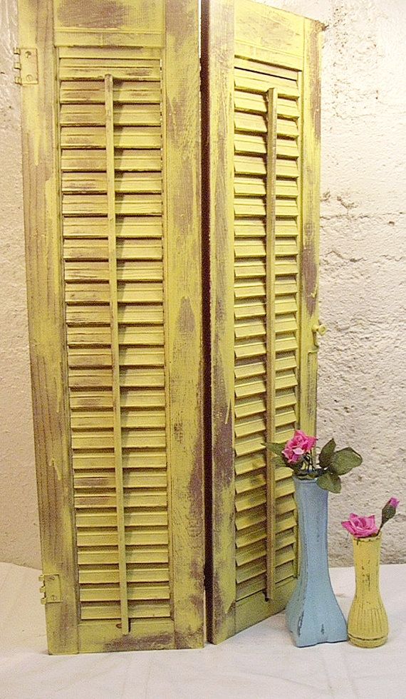 distressed shutter robins egg blue shabby decor plantation