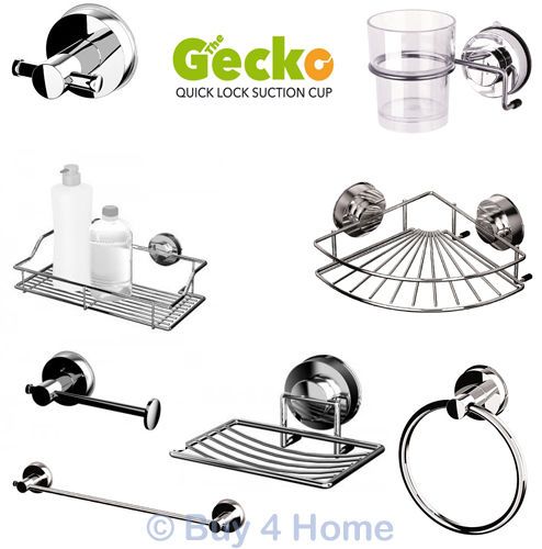 Details About Blue Canyon Stainless Steel Gecko Suction Bathroom Stainless Steel Gecko Suction Bathroom
