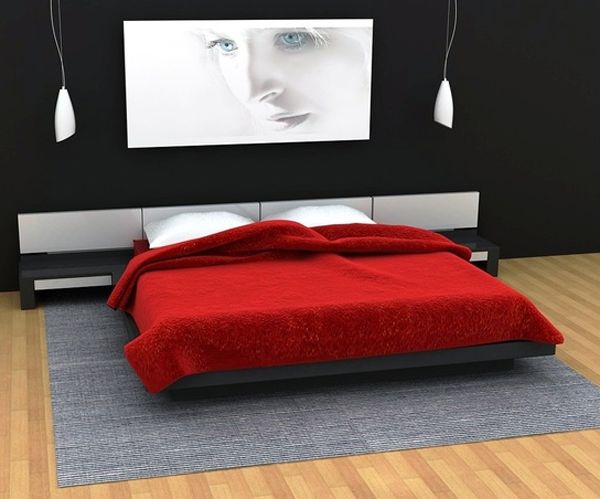 pics Decor Modern Black And Red Bedroom red bedroom design ideas