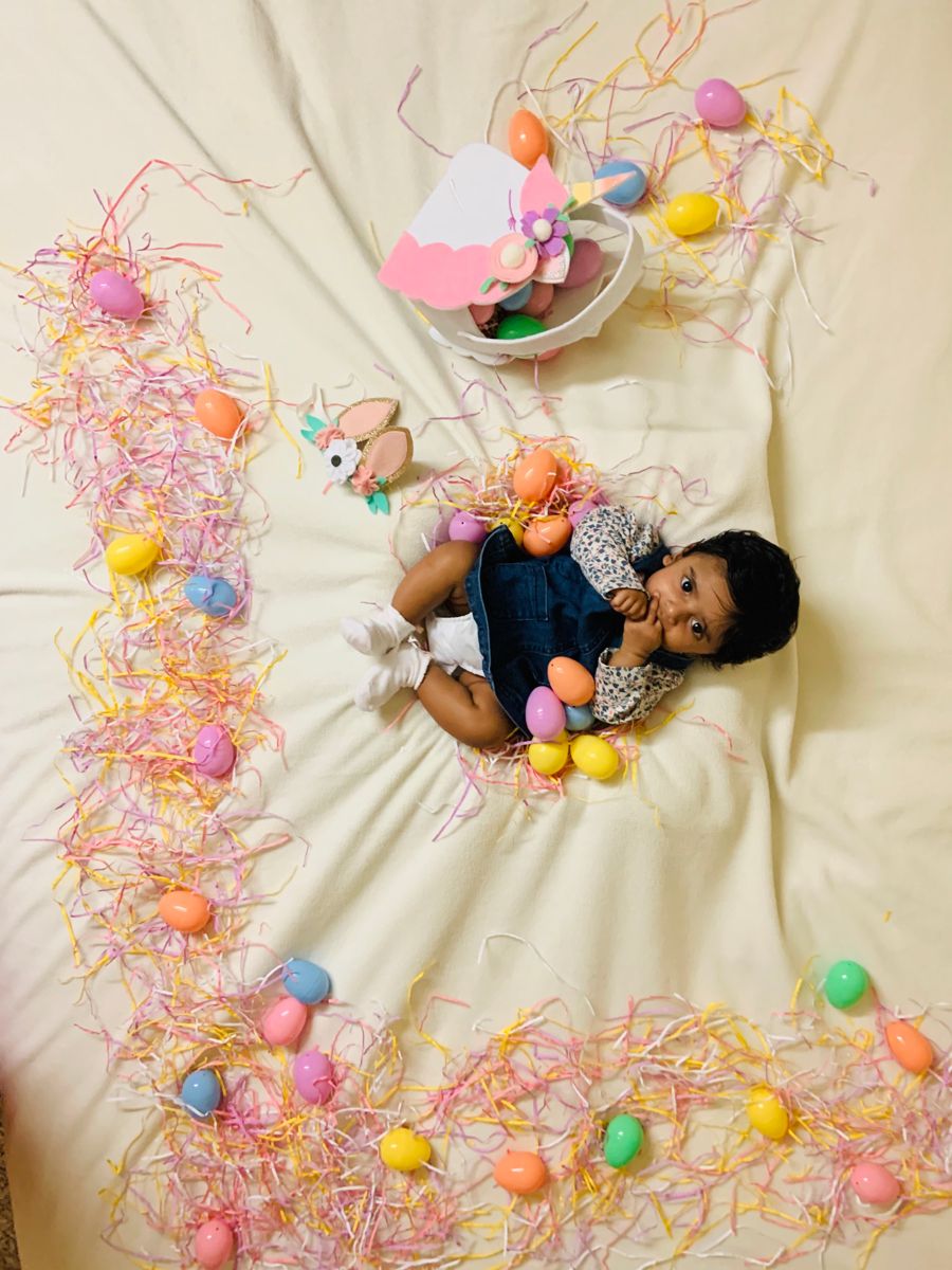 Baby Photoshoot | Easter bunny | Ishta first Easte Baby Photoshoot | Easter bunny | Ishta first Easte