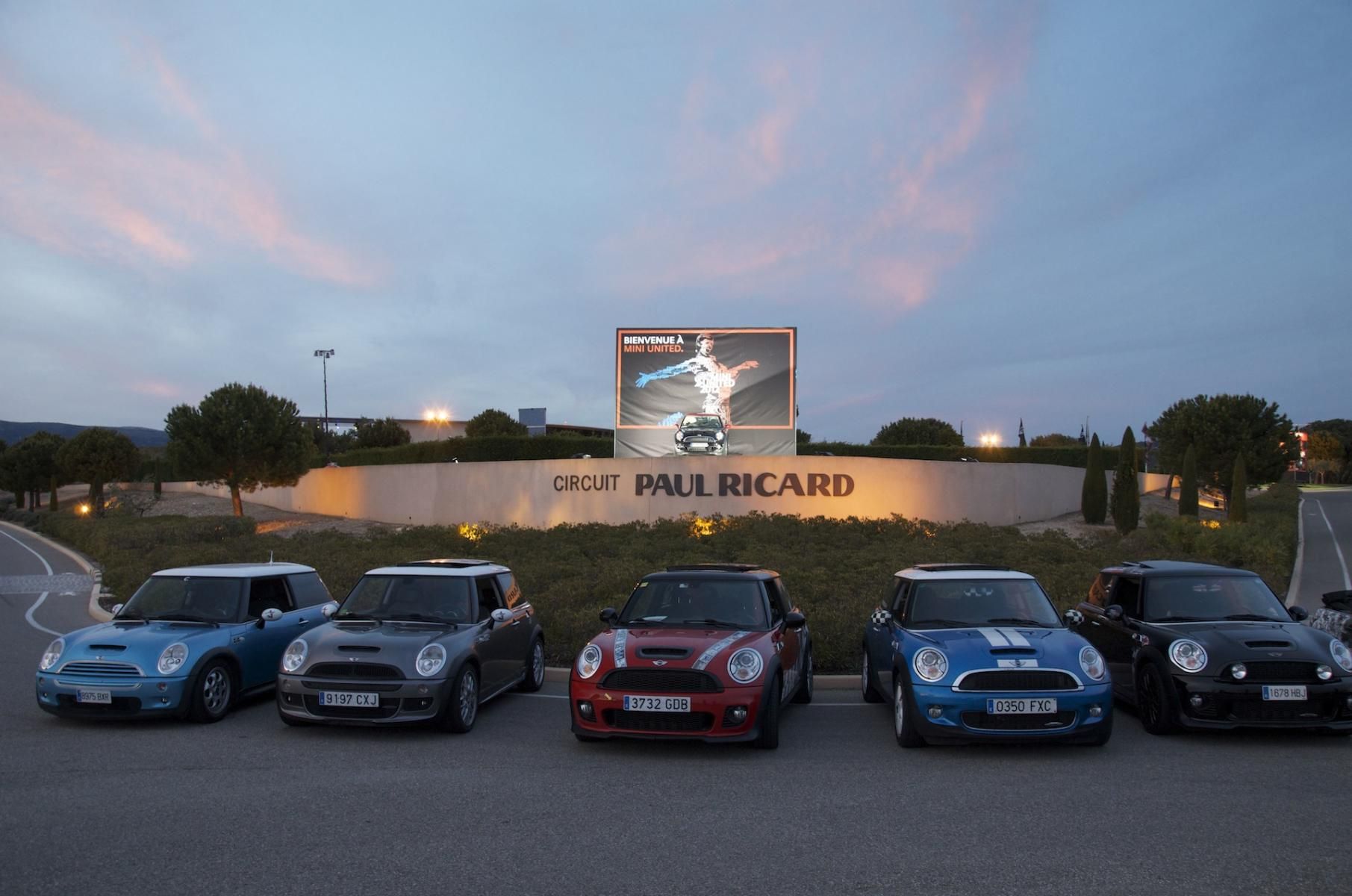 Just arrived with my friends to MINI United at Paul Ricard