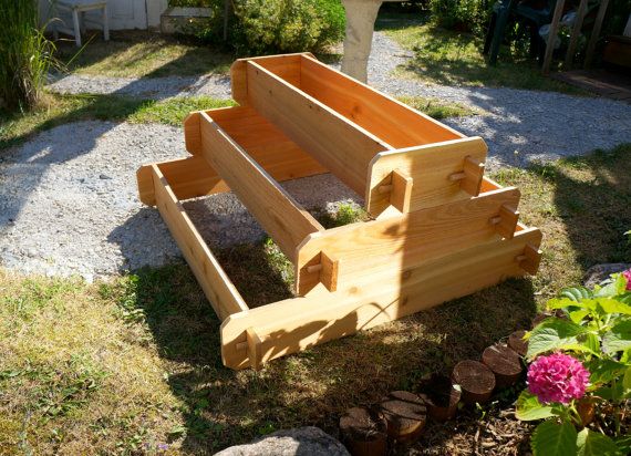 Cedar Raised Garden Bed Kit 3 Tier Pyramid 1x3 2x3 3x3 Beginners Gift For Teacher Urban Gardening Small Space Dummies Kits Beds - 3 Tiered Cedar Raised Garden Bed Cedar Raised Garden Bed Kit 3 Tier Pyramid 1x3 2x3 3x3 Beginners Gift For Teacher Urban Gardening Small Space Dummies Kits Beds - 3 Tiered Cedar Raised Garden Bed