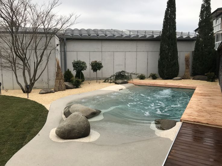 Pool im Garten - Pool/Schwimmteich im Garten - #Gärten #im #Pool #PoolSchwimmteich #poolimgartenideen