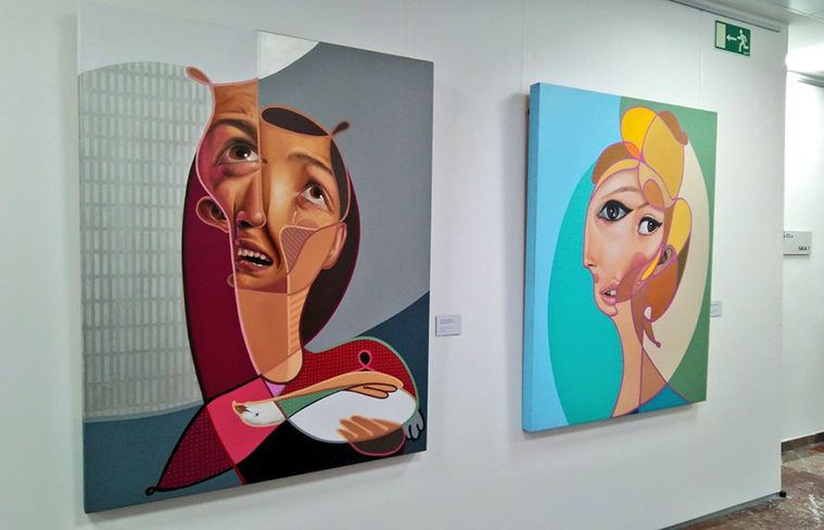 19 Dic 14 Mar Exposición Todos Mis Caminos Conducen Al Arte Del Artista Urbano Belin En El Espacio Joven Ibercaja Artistas Artistas Urbanos Exposiciones
