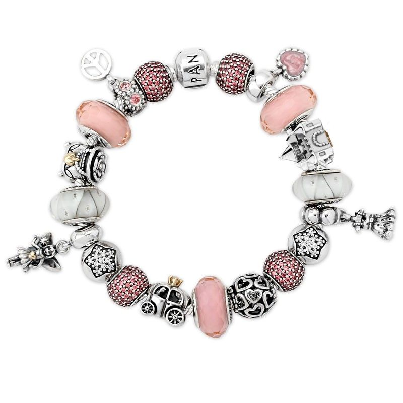 A Significant For Pandora Pink Princess Charm Bracelet A Significant For Pandora Pink Princess Charm Bracelet Z0xjeq