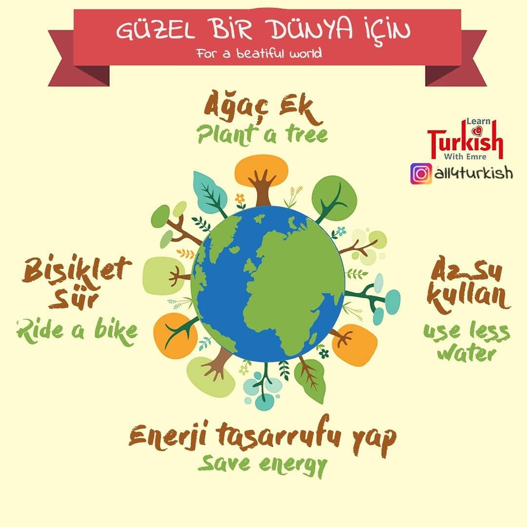 Learn Turkish language , Online Turkish Learning, Turkish Words, Turkish Grammer , Turkish Education , Turkish Vocabularies Turkish Lessons, Learn Turkish Language, Grammer, Learn English, Simple Way, Climate Change, Save Energy, Vocabulary, Education