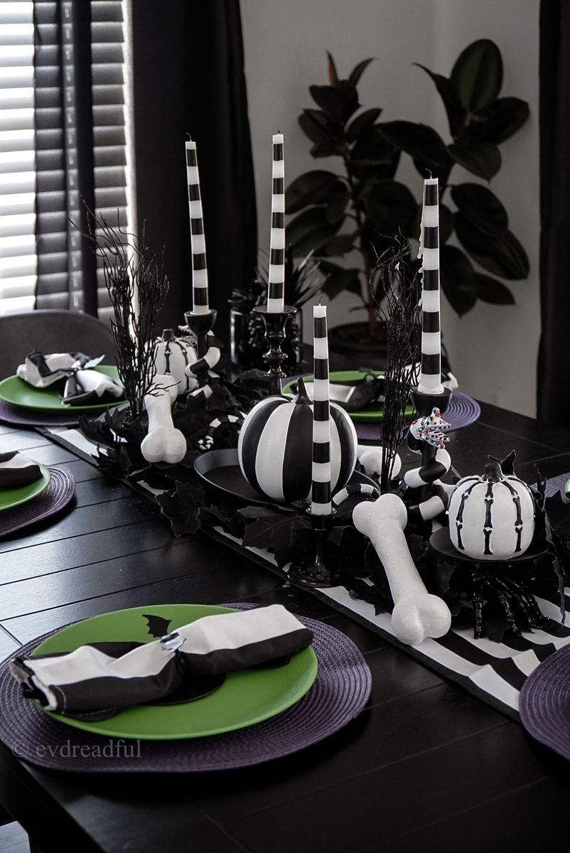 BEETLEJUICE DINNER PARTY Halloween Home Decor Beetlejuice Halloween BEETLEJUICE DINNER PARTY Halloween Home Decor Beetlejuice Halloween