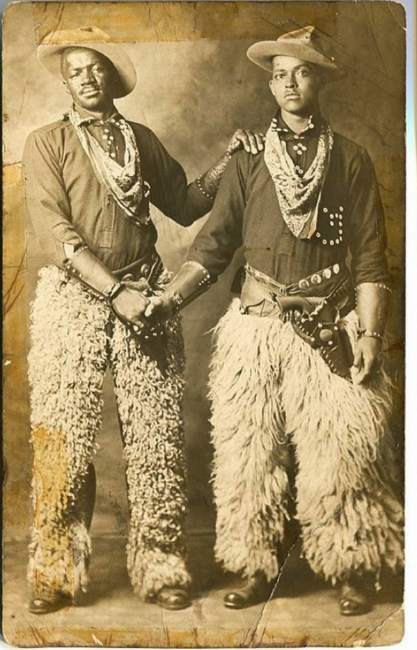 Twitter HistoryInPics Two Black Cowboys C 1913 African twitter-historyinpics-two-black-cowboys-c-1913-african
