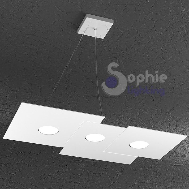 Gallery of lampadario sospensione led design moderno cucina tavolo ... Lampadario design moderno