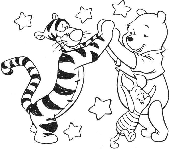 Winnie the poo color pages Winnie the poo color pages