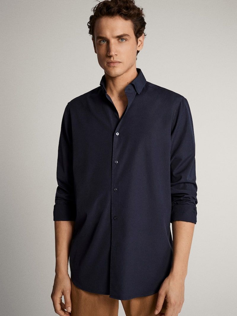 skjorta herr slim fit