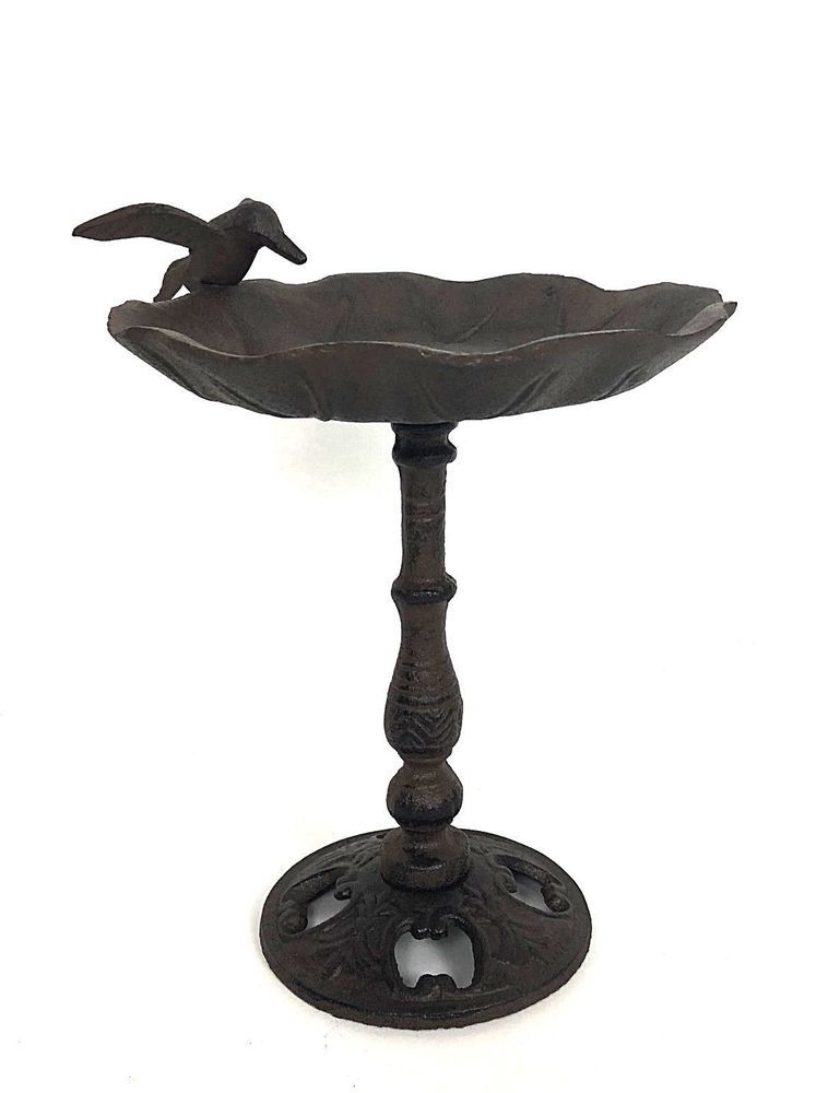 Cast Iron Pedestal Bird Feeder Table Top Cast Iron Pedestal Bird Feeder Table Top