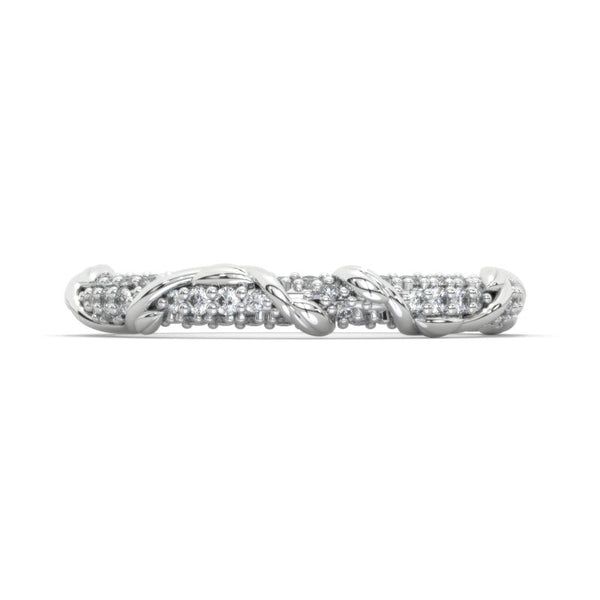 Giliarto Moissanite Floral Ornamental Gold Ring 14k White Gold Ring, 14k Rose Gold, Moissanite Engagement Ring, Engagement Rings, Diamond Anniversary Bands, 19 Days, Ring Sizer, Colorless, Symmetry
