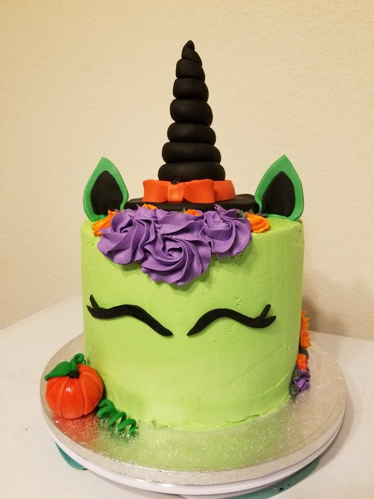 Download Halloween Unicorn Cake | Cake, Desserts, Unicorn cake