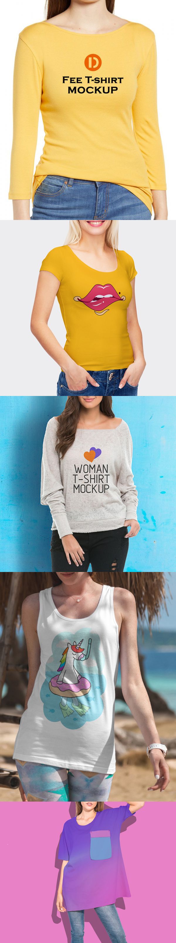 Download 45 Free T-Shirt Mockup Templates PSD | Shirt mockup, Free photoshop, Apparel design