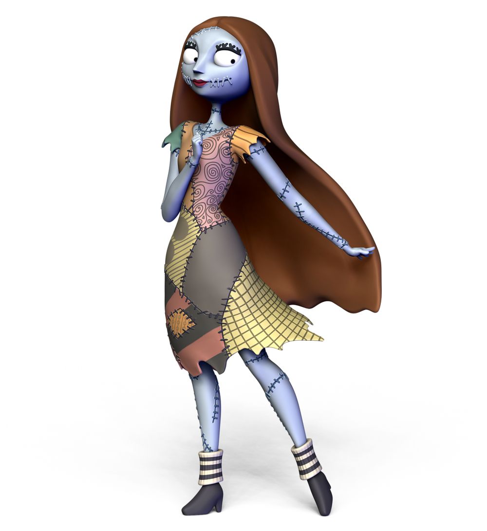 Sally 3d Model Inspired By The Figure Design Of Disney Infinity Including A 3d Mod Disney Infinity Nightmare Before Christmas Sally Nightmare Before Christmas