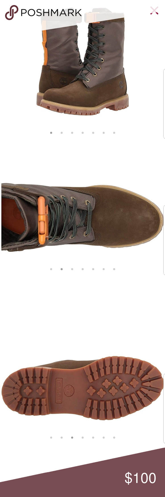 Timberland Boots For Men Stylish Timberland Boots For Men Color Is Brown With Orange Details New With Box For More Deta Timberland Boots Mens Boots Boots Men